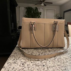 New without tags leather tote bag.